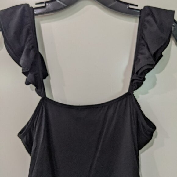 New Lulu's | Repeat After Me Sleeveless Bodysuit in Black - Picture 5 of 8